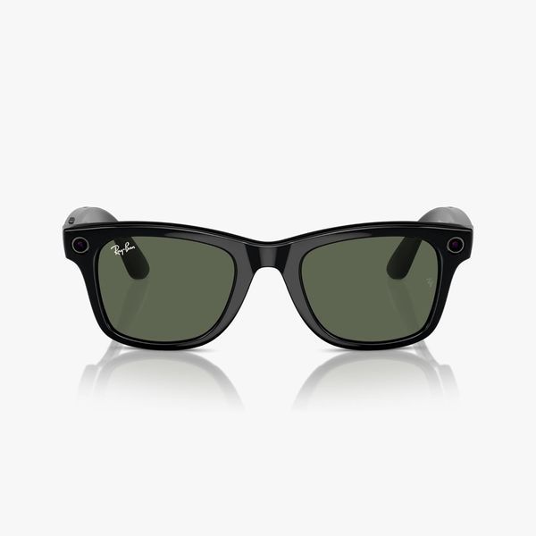Смарт-окуляри Ray-Ban Смарт-окуляри Meta Wayfarer Shiny Black/G15 Green size XXL (RW4008 601/71 53-22) RW4008 601/71 53-22 фото